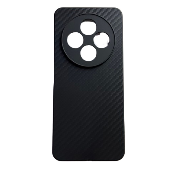 Puha TPU Carbon tok, kompatibilis a Xiaomi Redmi 14C, Black Carbon