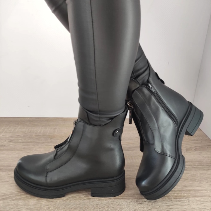 Ghete Casual Dama Nicolis 30809 Negre - 37, Negru