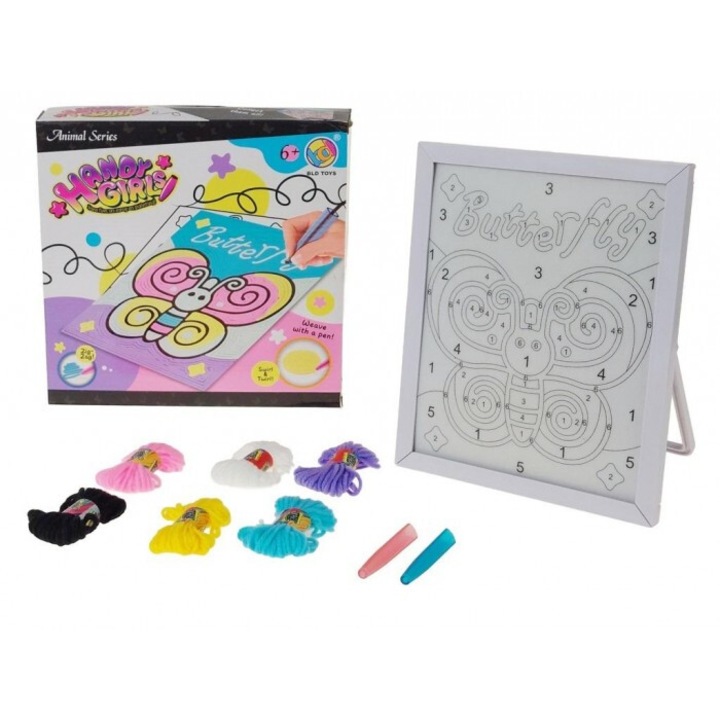 Set creativ de impletit ADAR, 26,5x26,5x5cm, cutie