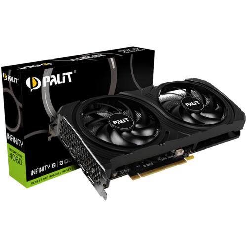 Placa video, Palit RTX 4060 Infinity 2, 8GB, GDDR6, 128 biti, 1x