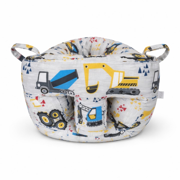 Barbaron pentru bebeluși Kapinkata, Excavatoare, Multicolor