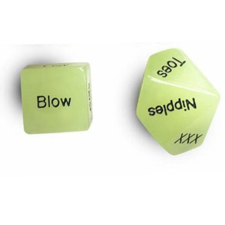 Set 2 zaruri adulte cu parti ale corpului, EJANBO, acrilic, verde