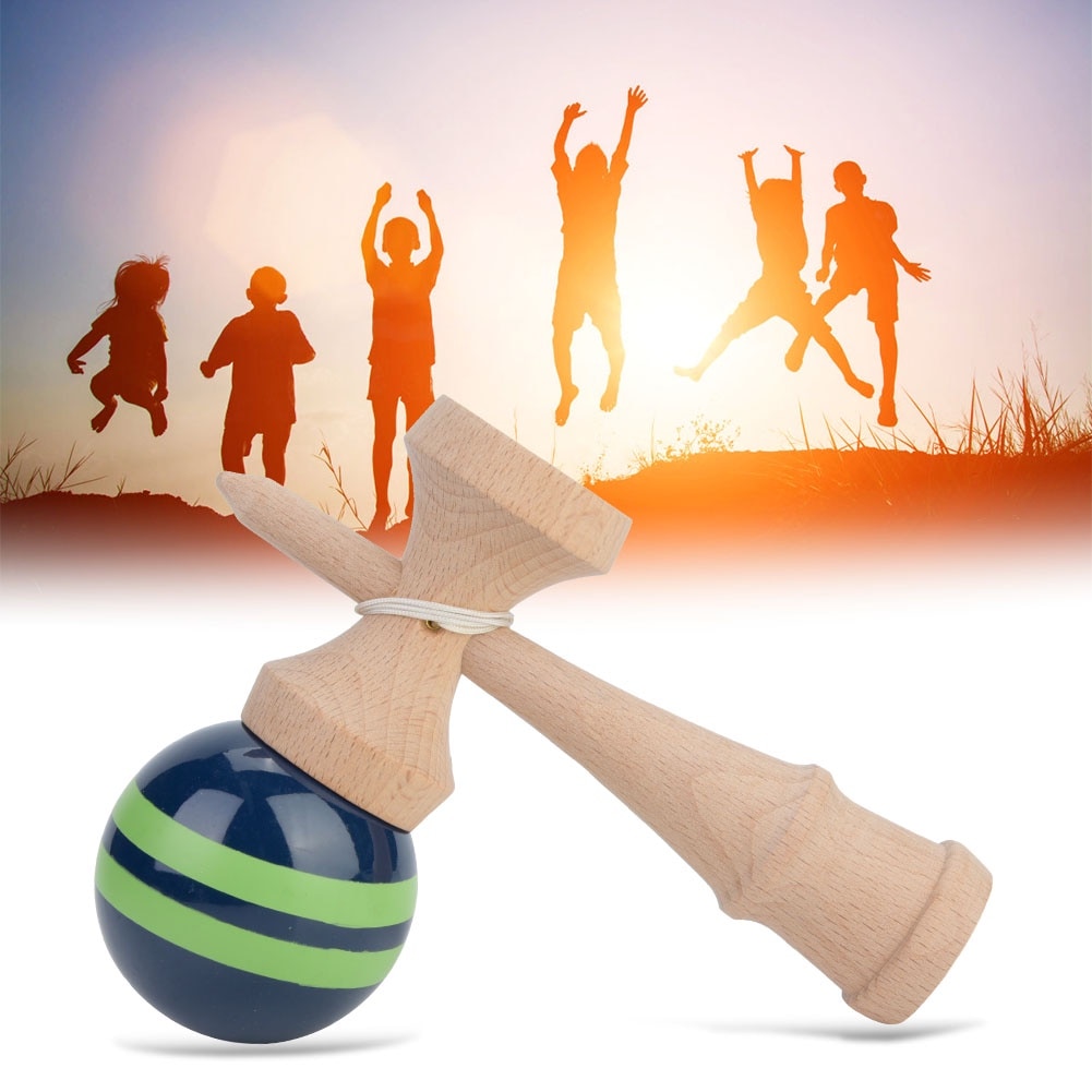 Kendama, Cozevdnt, jucarie traditionala japoneza, 18cm - eMAG.ro