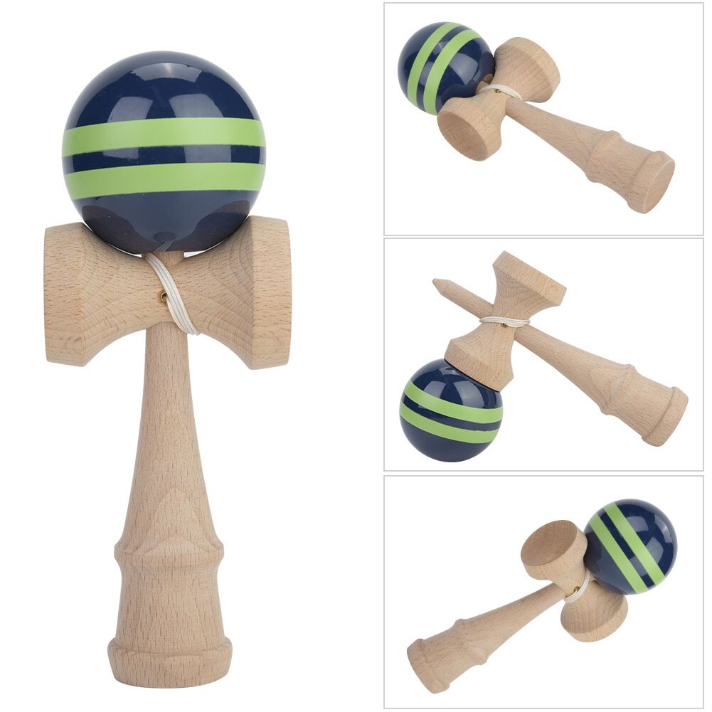 おもちゃ genga kado Kendama, Cozevdnt, jucarie traditionala japoneza, 18cm - eMAG.ro