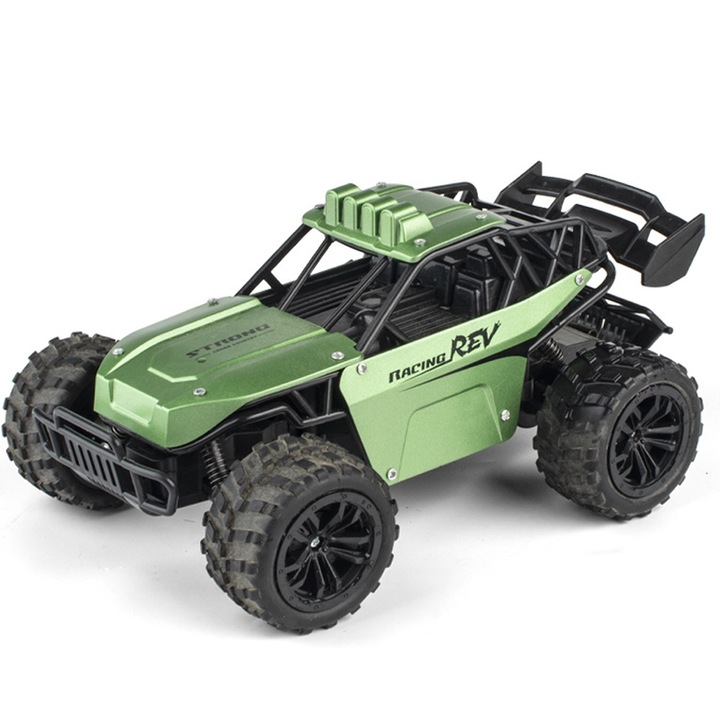 Кола с дистанционно управление 1/16 Enforose, висока скорост, 4G, зелен цвят, 18км/ч
