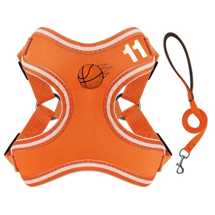 Set ham/lesa catei AONYIYI, Mesh, Portocaliu, S