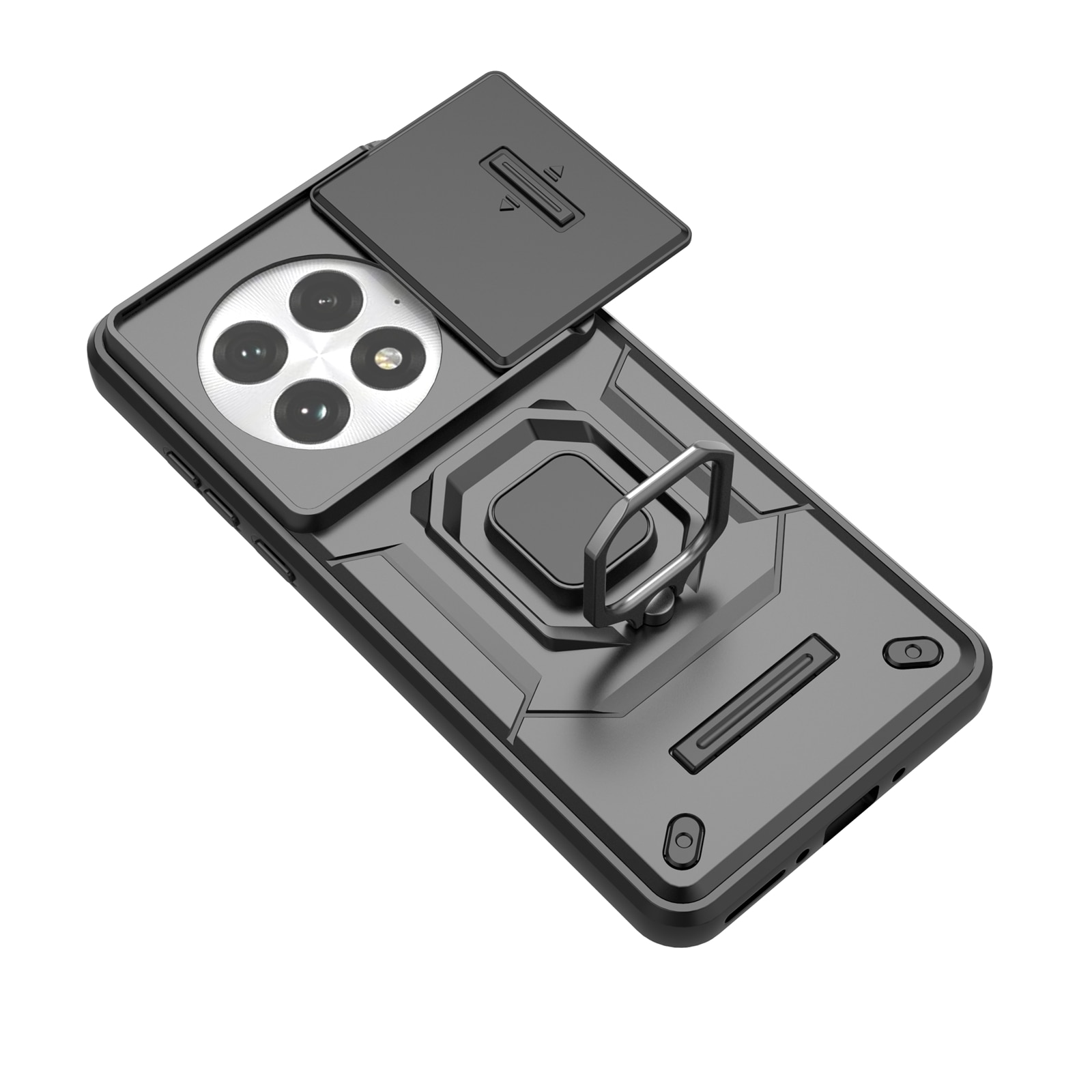 Husa de telefon mobil Armura rezistenta la socuri compatibila cu OnePlus 13 cu protectie a camerei, Albastru