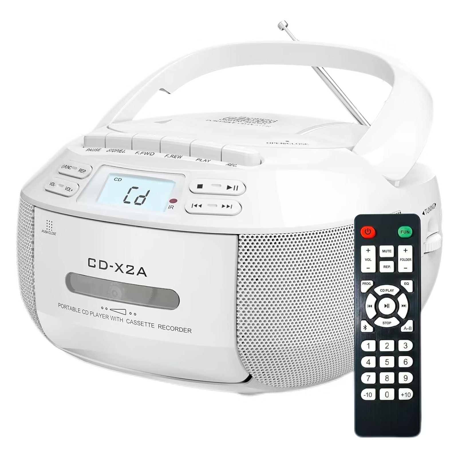CD player portabil multifunctional, SINBINTA, Bluetooth 5.1