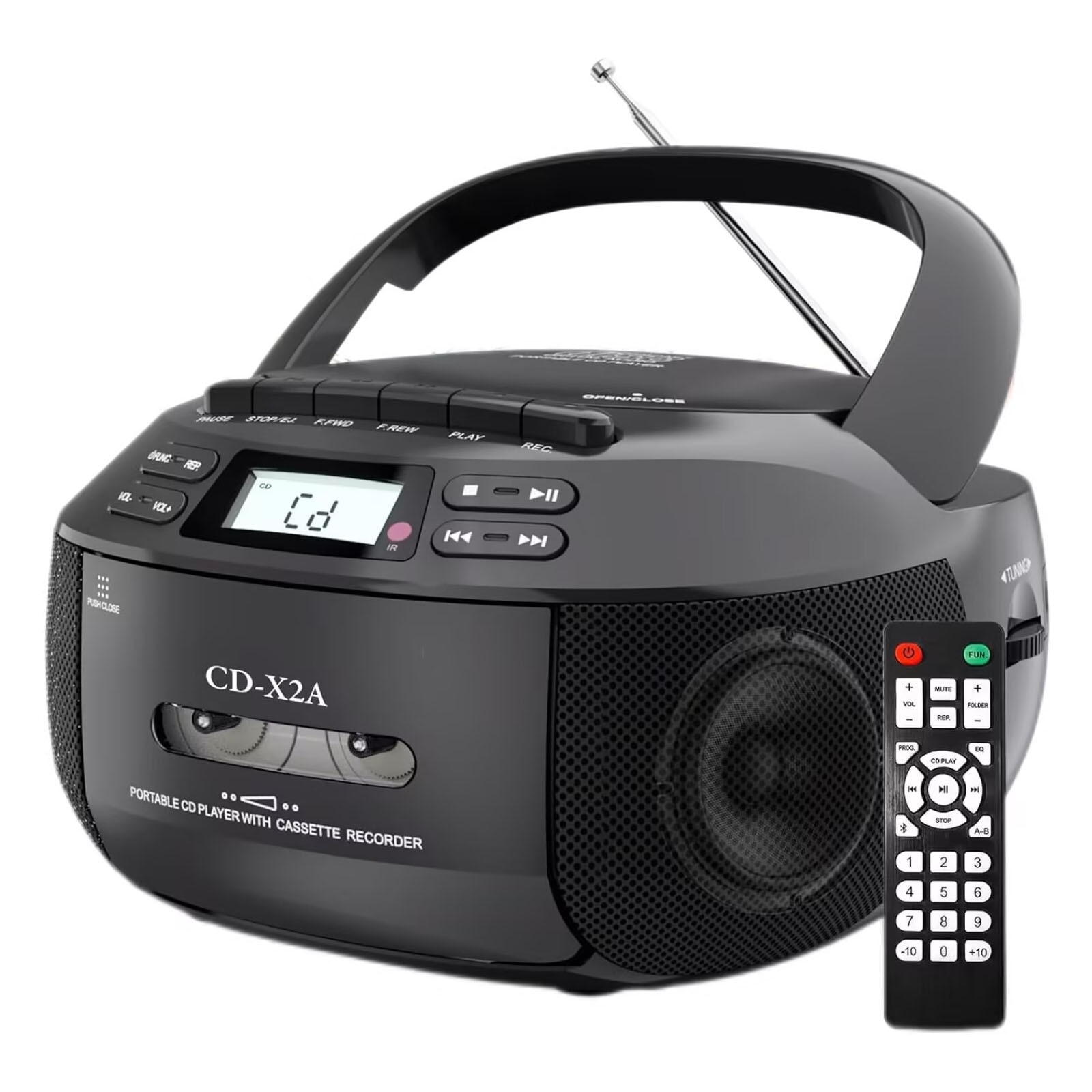 CD player portabil multifunctional, SINBINTA, Bluetooth 5.1