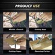 Cutit pliabil premium, Hggzeg, Briceag automat, Cu husa din piele, Lama cu varf patrat, Maner lemn, Anti rugina, Ascutit si durabil, Pentru vorba de activitati in aer liber, Lama cutitului 90mm, Otel inoxidabil, 21 cm, Maro