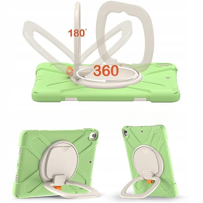 Etui pentru iPad Pro 10.5 (2017/2019) si iPad Air 3 10.5, cu suport rotativ 360, protectie solida, verde