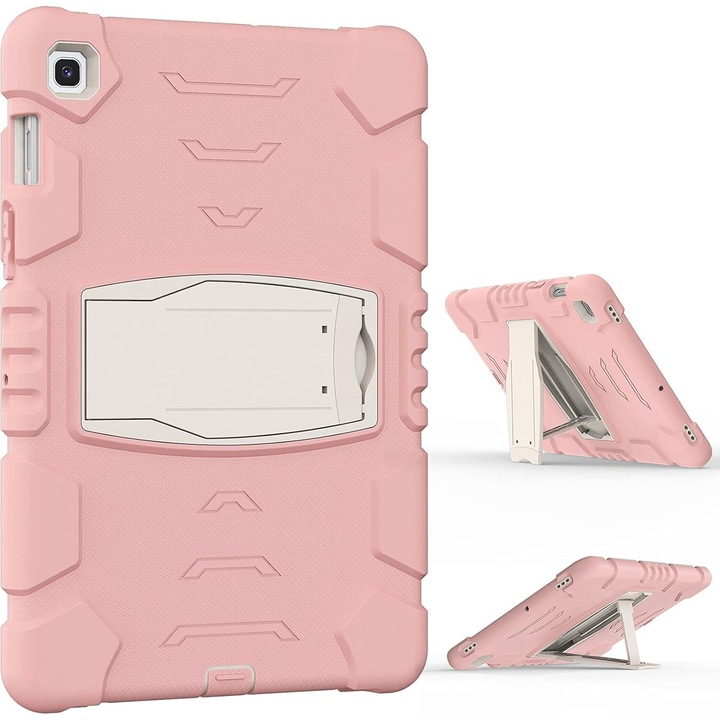 iPad Pro 12.9 tok, rózsaszín, állvánnyal, ütésálló