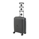 Valiza mica Wowbag pentru cabina 7900 S gri inchis