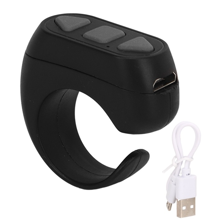 Telecomanda Bluetooth pentru schimbat pagini, Cozevdnt, 10m, ABS