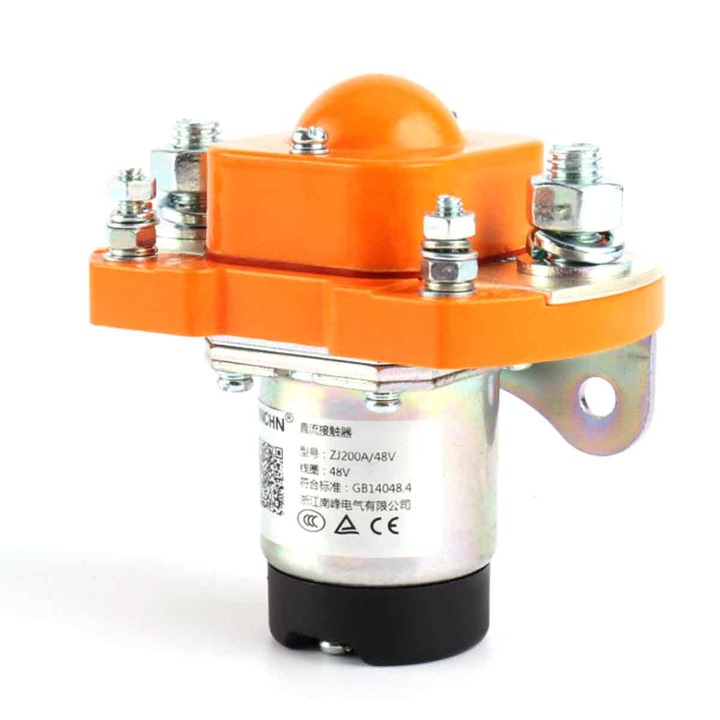 Contactor principal solenoid Enforose 48V 400A, capacitate mare, metal, pentru carucior de golf electric, tractor, stivuitor, nava