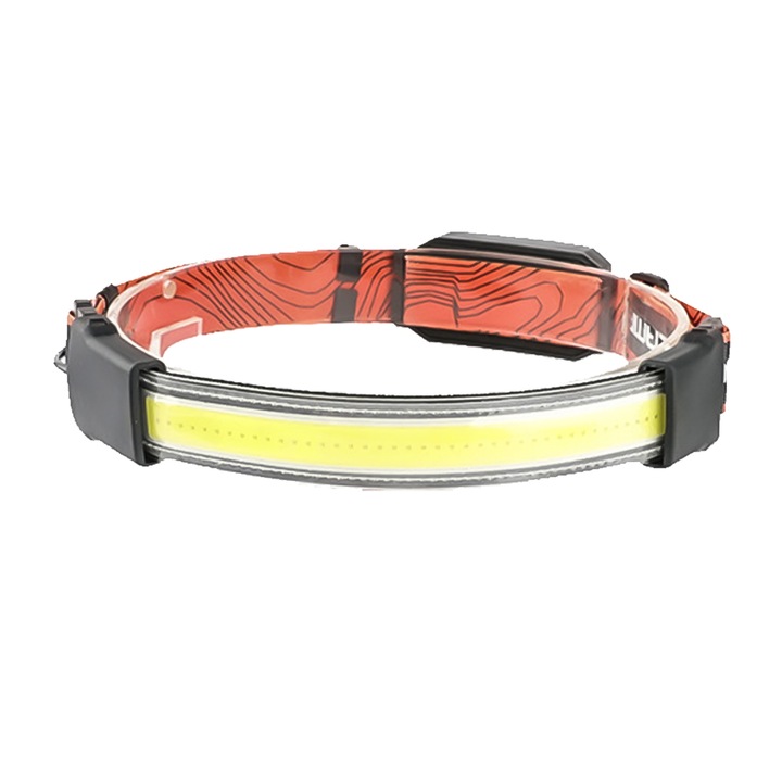 Акумулаторен LED фенер, 230 лампи с широк лъч, 1200mAh, водоустойчив, 3 режима на светене, използване на глава