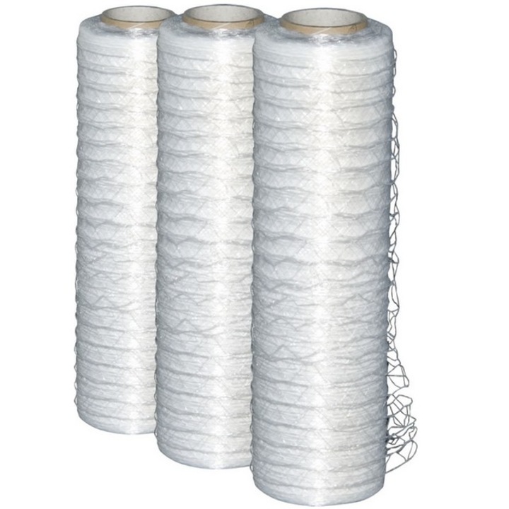 Háló kézi raklapozáshoz WIMAR, 500m x 50cm, 3,1g/mb, átlátszó