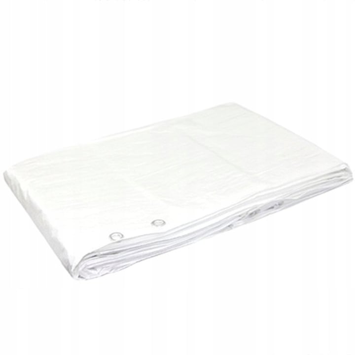 Брезент 3х4 м, 55 гр/м2, бял, сезонна защита