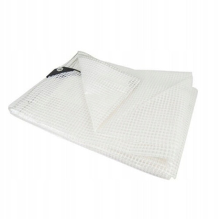 Átlátszó ponyva 100 g/m2 5x4m, ellenálló, üvegházba