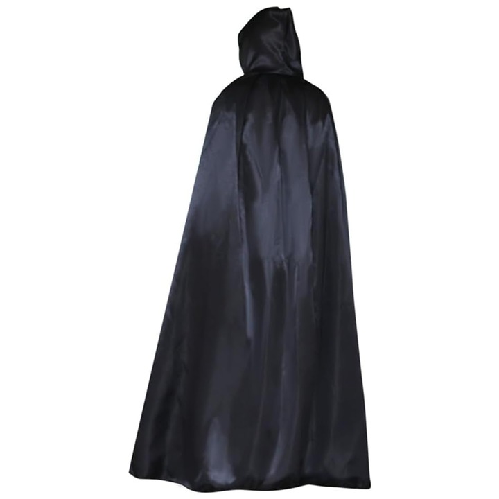 Hosszú köpeny kapucnival Halloweenre, farsangra, cosplayre, uniszex, L méret (150cm) byou - GLD3