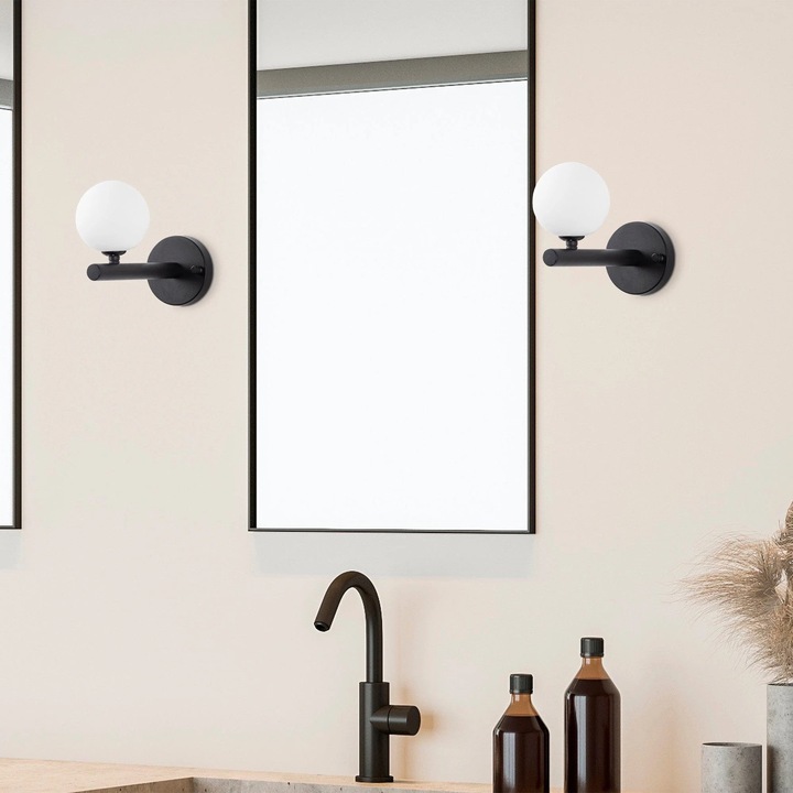 Domino fali lámpa 11033 fehér / sárgaréz