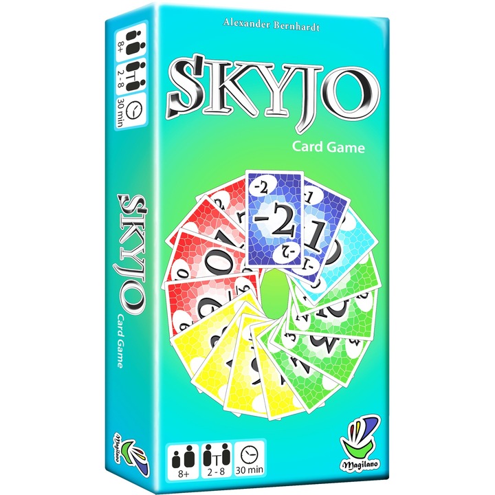 Skyjo, kemény magnak társasjáték, zöld