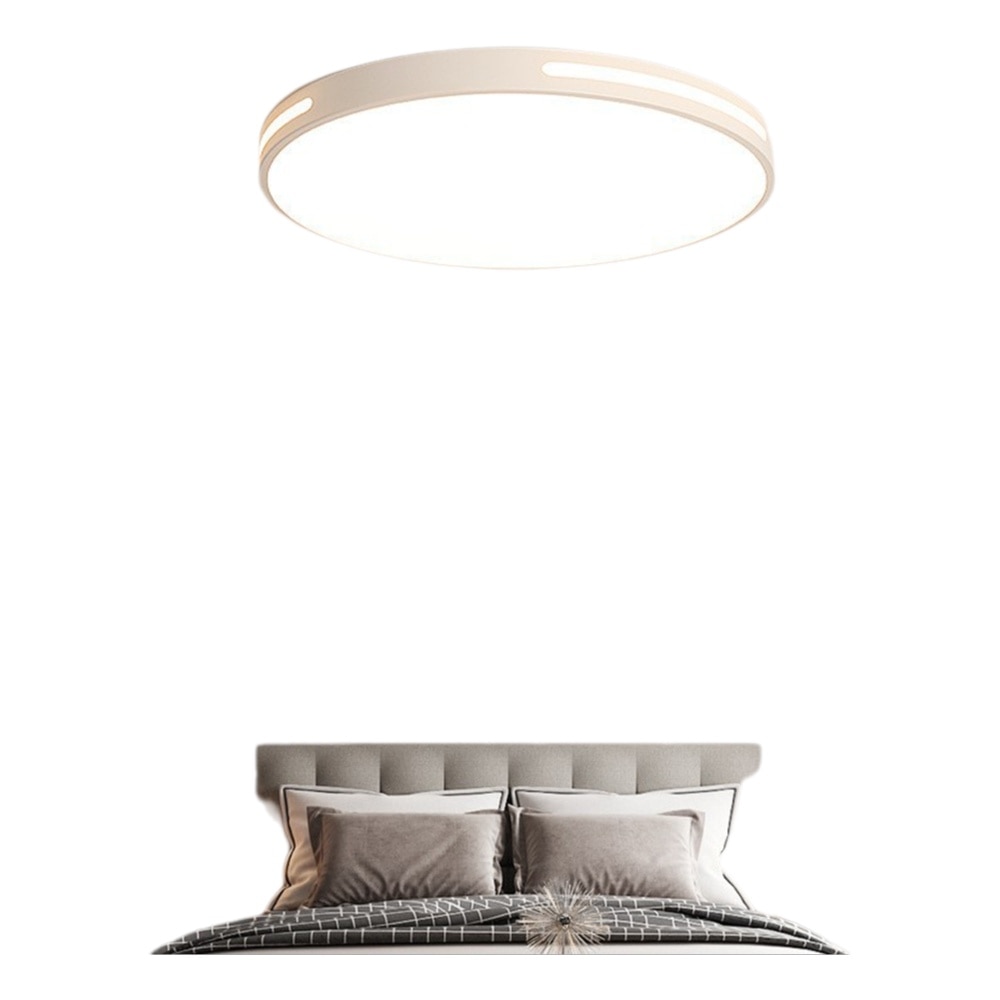 Lampa de tavan LED plastic, Cozevdnt, 30cm, 72W, alb, design
