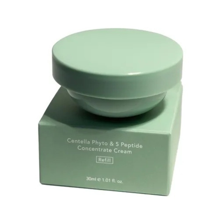 Crema concentrata cu Centella si 5 peptide, Haruharu Wonder, Centella Phyto & 5 Peptide Concentrate Cream, 30ml Refiller