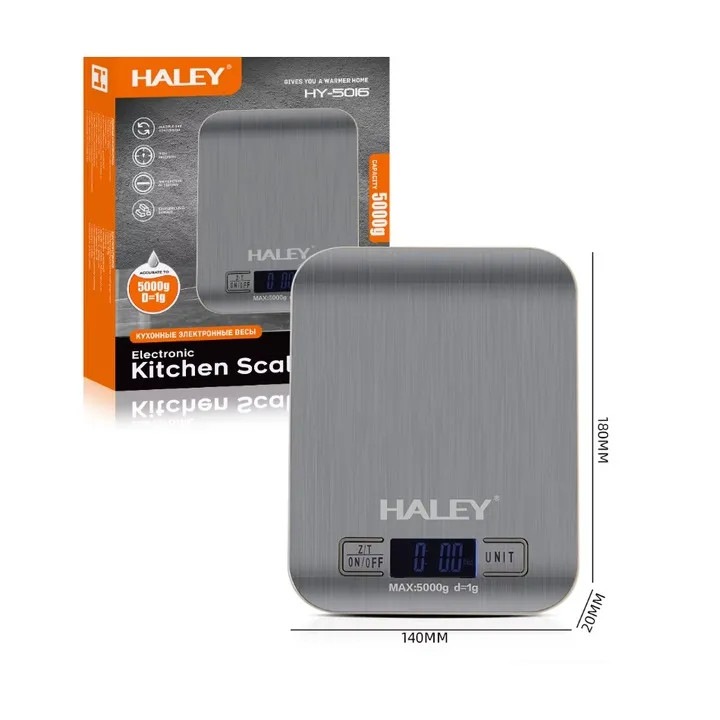 Cantar de Bucatarie Digital HALEY HY-5016 – Precizie, Design Modern si Functionalitate Premium