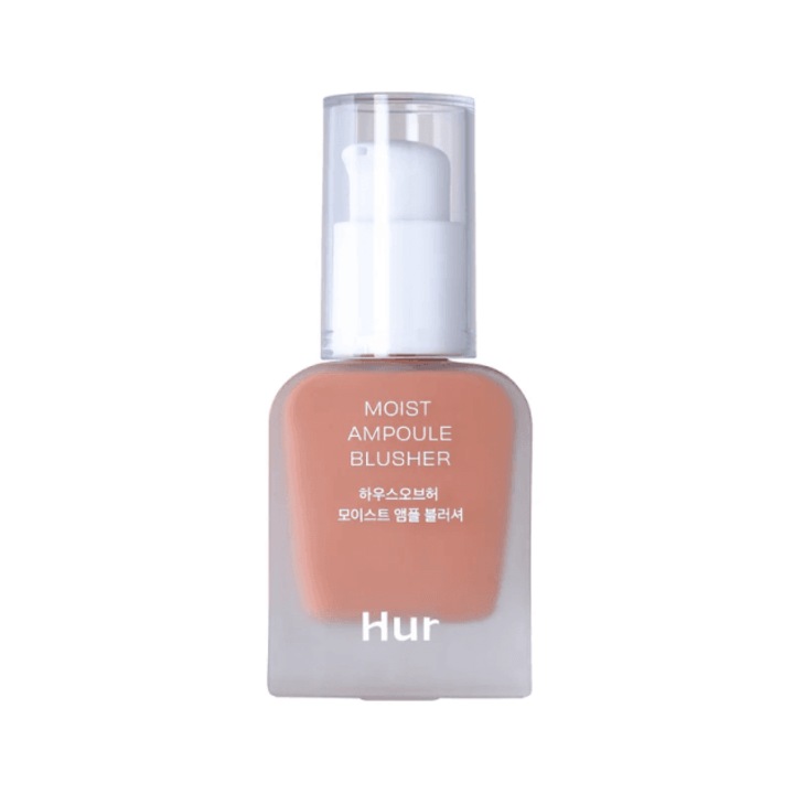 Хидратиращ течен руж, House of Hur, Moist Ampoule Blusher #01 Nude Beige