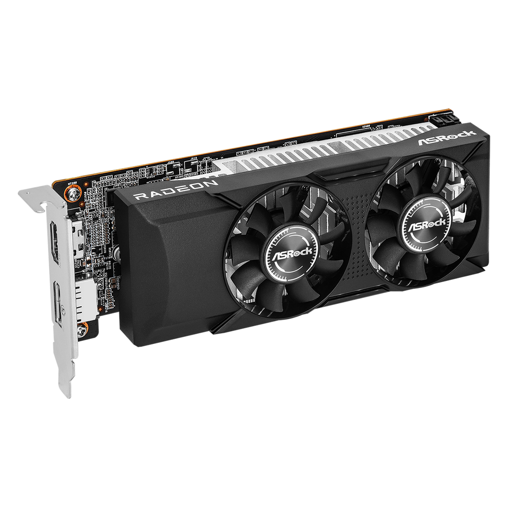 Placa video ASRock Radeon RX 550 Low Profile 4GB GDDR5 128-bit
