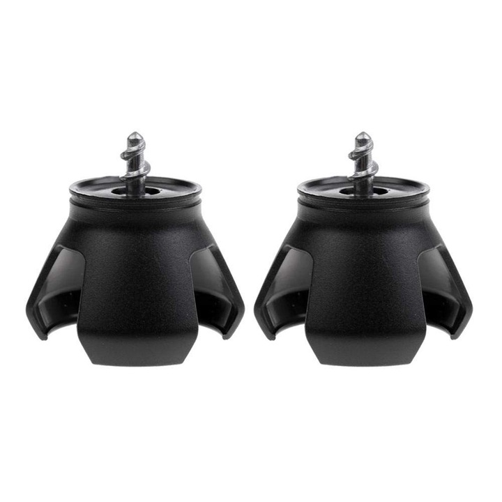 Set 2 instrumente pentru ridicare mingi golf, Enforose, Negru