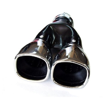 Ornament Toba cu 2 iesiri de evacuare Universala lungime 245mm Ornament Toba cu 2 iesiri de evacuare Universala lungime 245mm