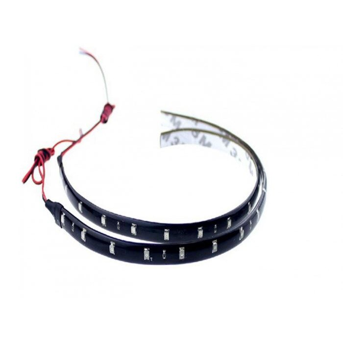 Set DRL lumini de zi cu 12 SMD LED-uri portocalii, 2 buc