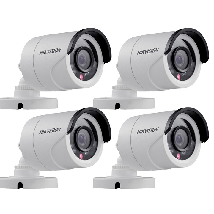 Kit Hikvision CCTV 4 camere bullet/dome TurboHD 1.3MP MK052-KIT02