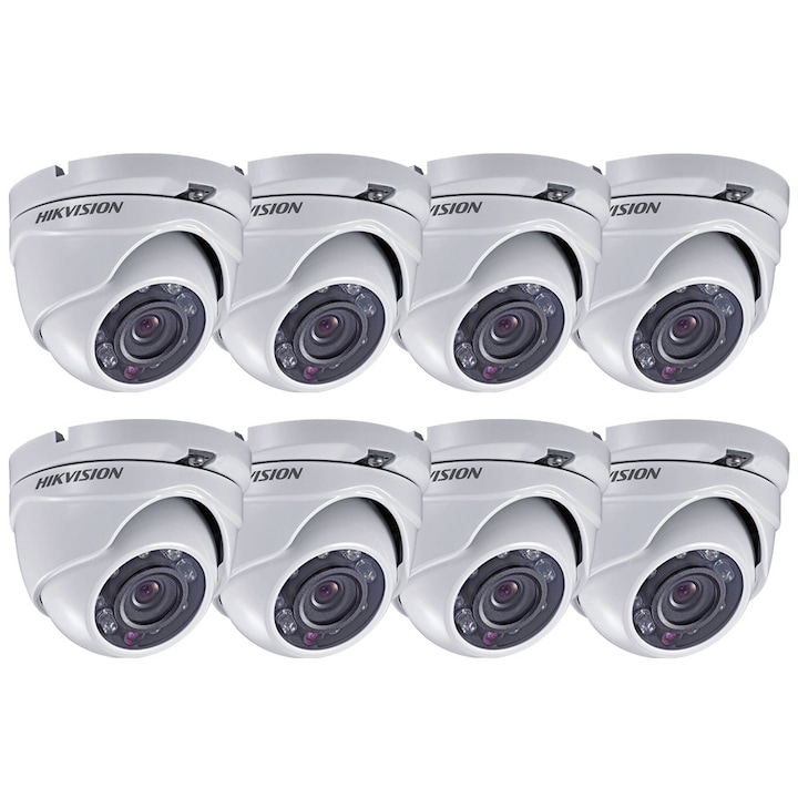 Kit Supraveghere, 5MP, 16 canale, viziune nocturna, cu 4 camere, 2T