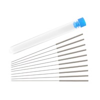 Kit de curatare a duzelor pentru imprimanta 3D, 10 bucati de curatare ace de 0,4 mm, set de instrumente de curatare a duzelor din otel inoxidabil