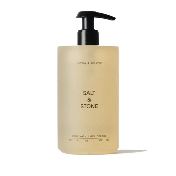 Tusfürdő, Santal & Vetiverrel, 450 ml, Salt & Stone