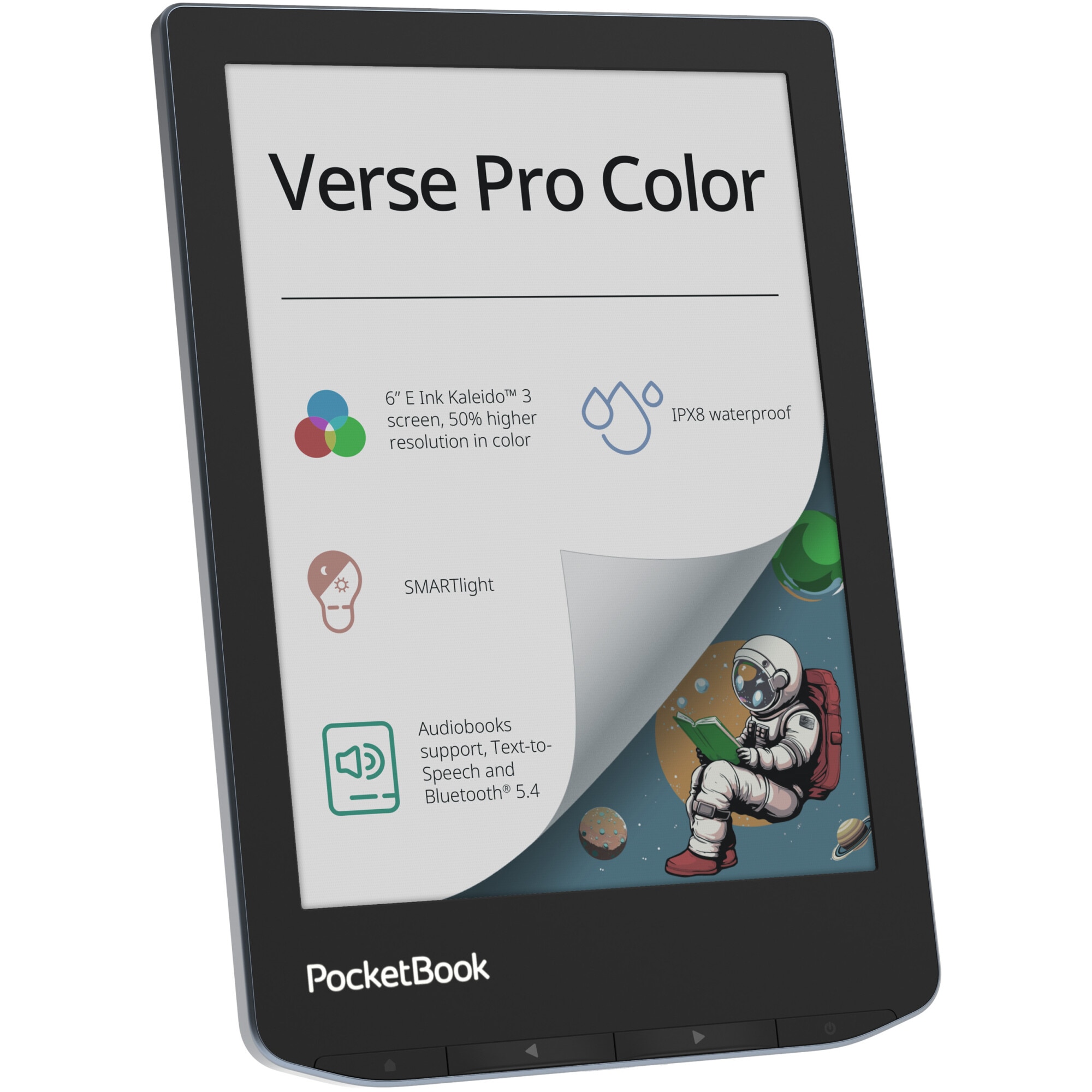 PocketBook Verse Pro Color 本体 PocketBook Verse Pro Color Stormy Sea – eBook Reader for $175.00