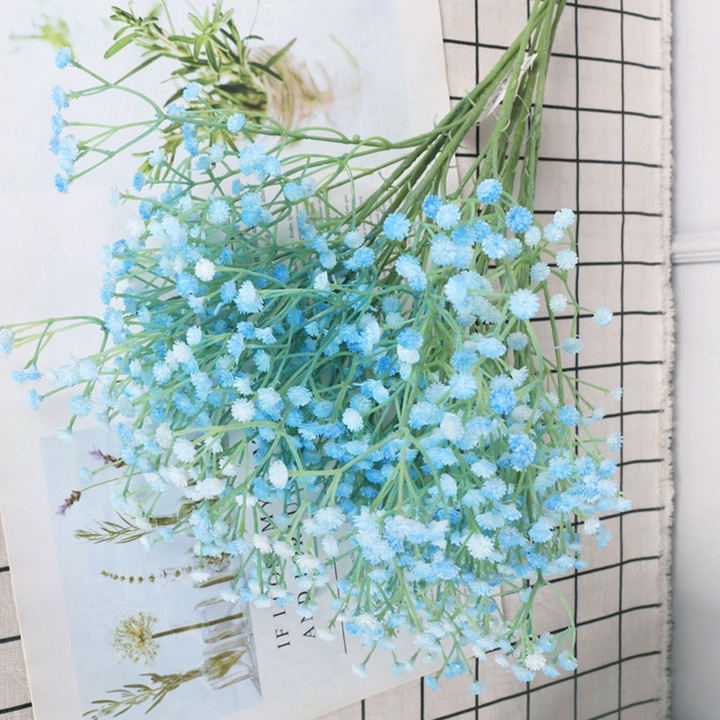Művirág Gypsophila, Jormftte, 108 virág, 62cm, műanyag, szett