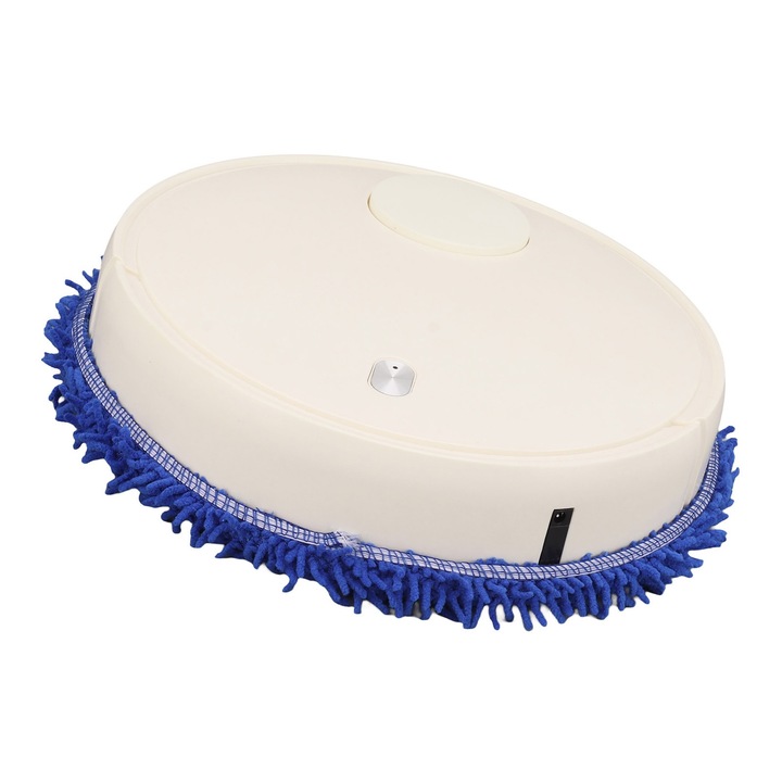 Aspirator robot Jormftte, automat, design ultra subtire, alb, 32x32cm