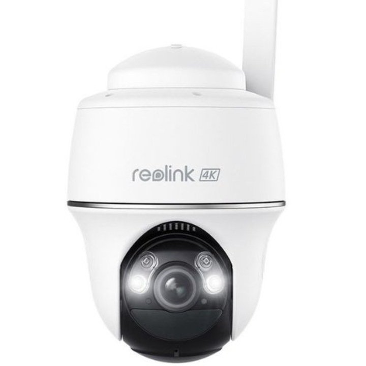 Camera IP Rotativa Wireless Reolink, 4K 8MP, Detectie persoana/vehicul ...