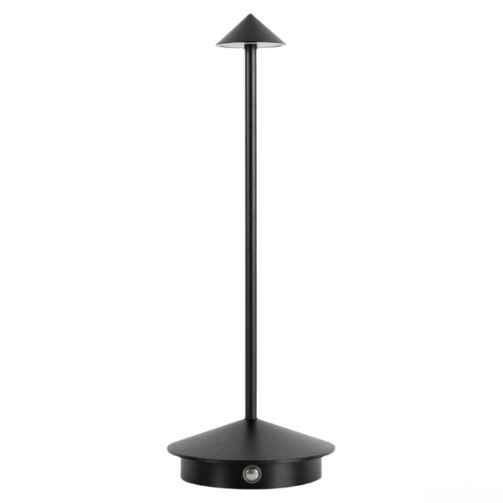 Lampa de birou, 3 moduri de iluminare, dimabil, 30x10.5cm, negru