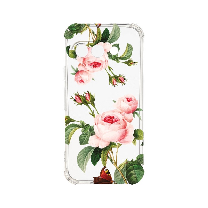 Husa pentru Google Pixel 9a, BestCase® Anti Shock 1.5MM, Rose, Rezistenta La Socuri, Protectie camera, ecran si colturi, AS 172