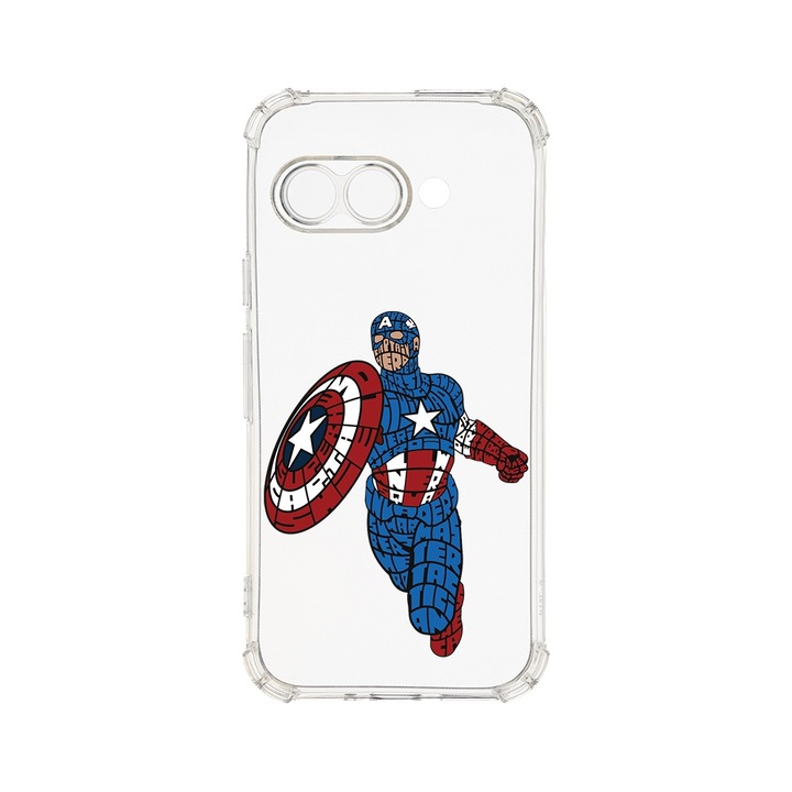 Husa pentru Google Pixel 9a, BestCase® Anti Shock 1.5MM, Calligraphy Stripes Hero, Rezistenta La Socuri, Protectie camera, ecran si colturi, AS 1529