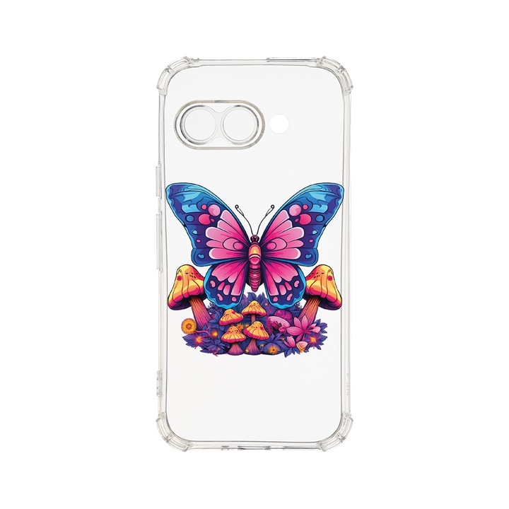 Husa pentru Google Pixel 9a, BestCase® Anti Shock 1.5MM, Dream Colors - Butterfly, Rezistenta La Socuri, Protectie camera, ecran si colturi, AS 1573