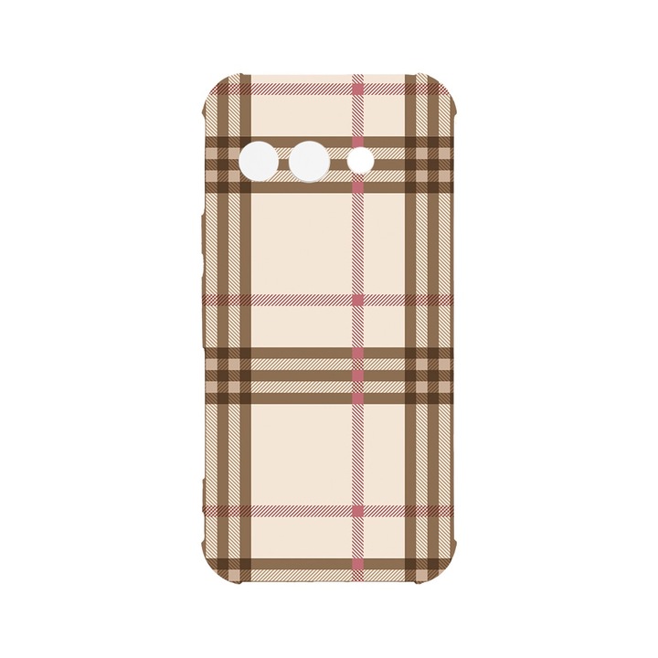 Husa pentru Google Pixel 9a, BestCase® Anti Shock 1.5MM, Plaid, Rezistenta La Socuri, Protectie camera, ecran si colturi, AS 903