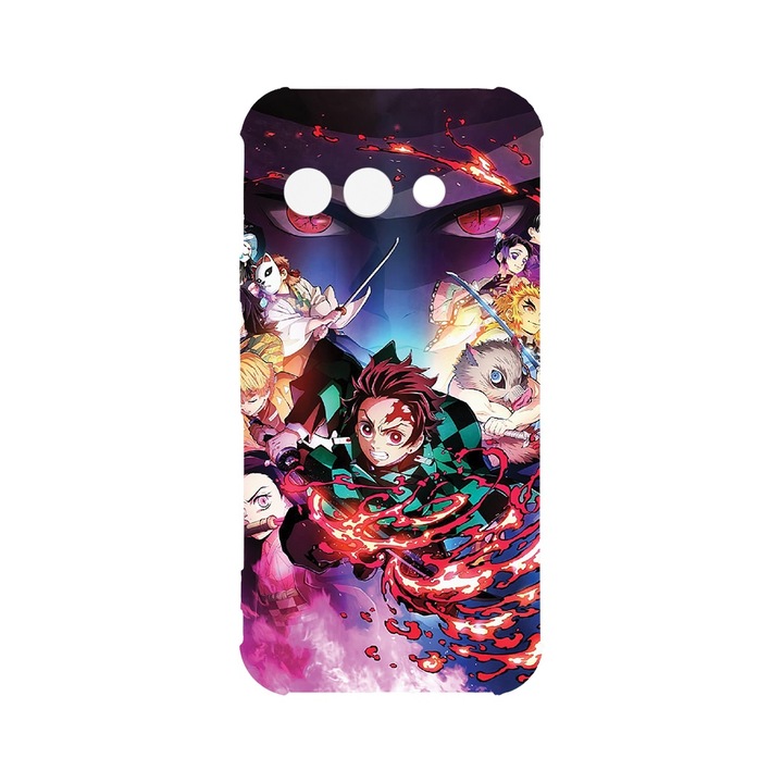 Husa pentru Google Pixel 9a, BestCase® Anti Shock 1.5MM, Demon Slayer, Rezistenta La Socuri, Protectie camera, ecran si colturi, AS 1701