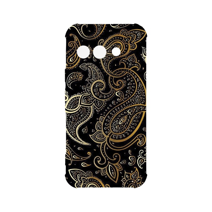 Husa pentru Google Pixel 9a, BestCase® Anti Shock 1.5MM, Golden Pattern, Rezistenta La Socuri, Protectie camera, ecran si colturi, AS 1154