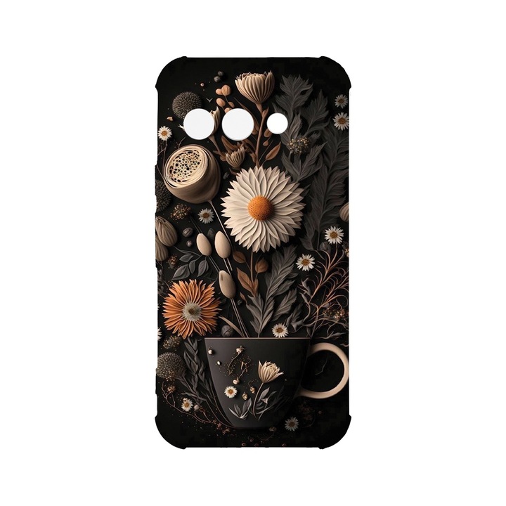 Husa pentru Google Pixel 9a, BestCase® Anti Shock 1.5MM, Happy Flowers, Rezistenta La Socuri, Protectie camera, ecran si colturi, AS 1159